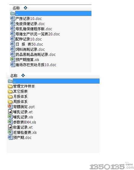 养猪场经营报表（80多张） 