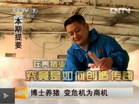 博士养猪 变危机为商机 