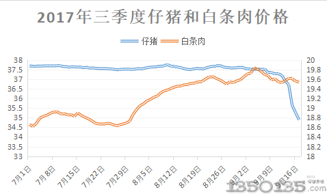 2017年白条肉价格