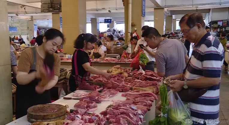 广西菜市场猪肉价格